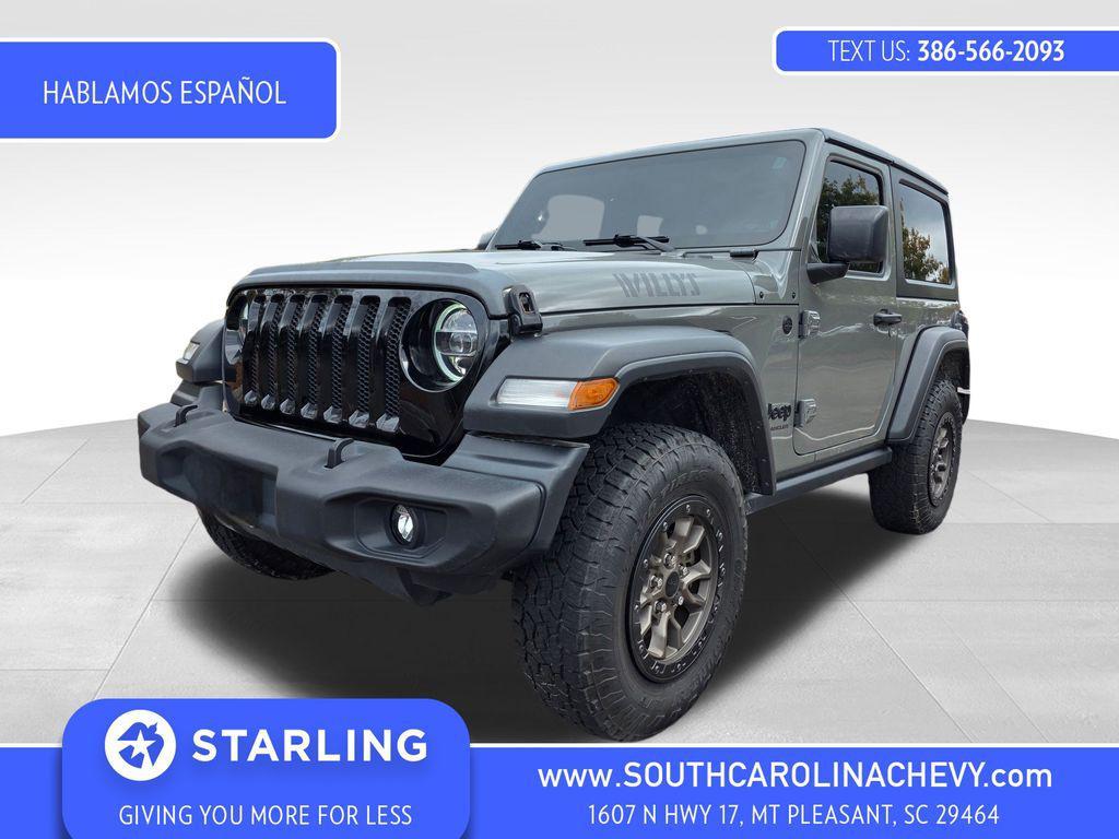 used 2020 Jeep Wrangler car, priced at $27,785