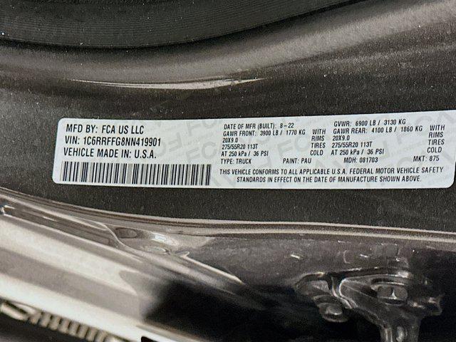 used 2022 Ram 1500 car, priced at $32,197