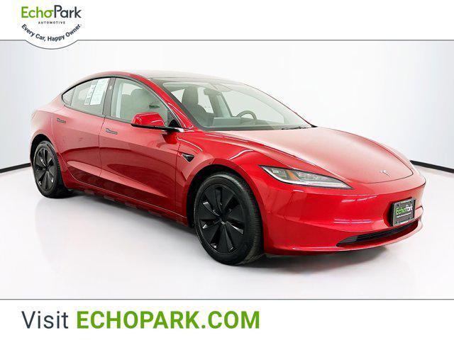 used 2024 Tesla Model 3 car, priced at $34,399