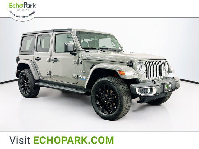 used 2021 Jeep Wrangler Unlimited 4xe car, priced at $30,697