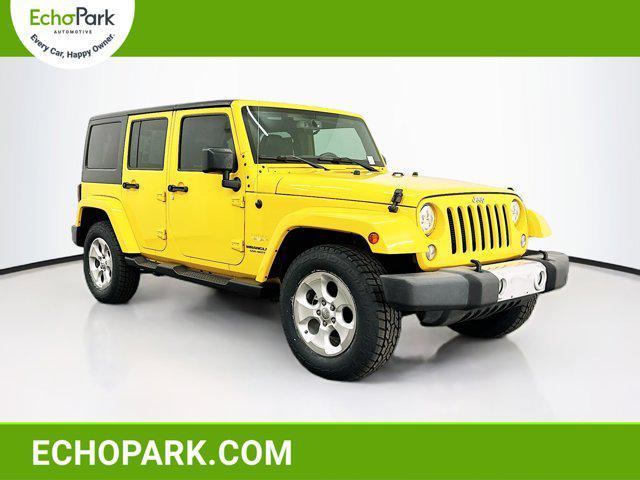 used 2015 Jeep Wrangler Unlimited car, priced at $20,999