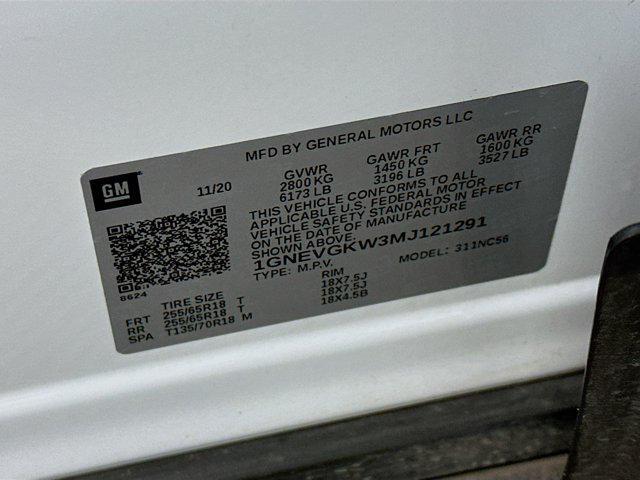 used 2021 Chevrolet Traverse car, priced at $23,896