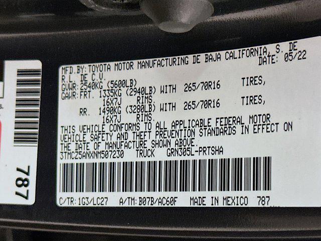 used 2022 Toyota Tacoma car, priced at $39,997