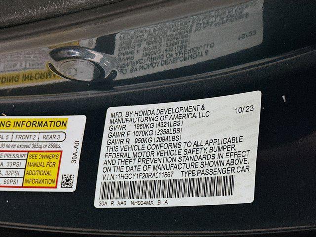 used 2024 Honda Accord car, priced at $23,897