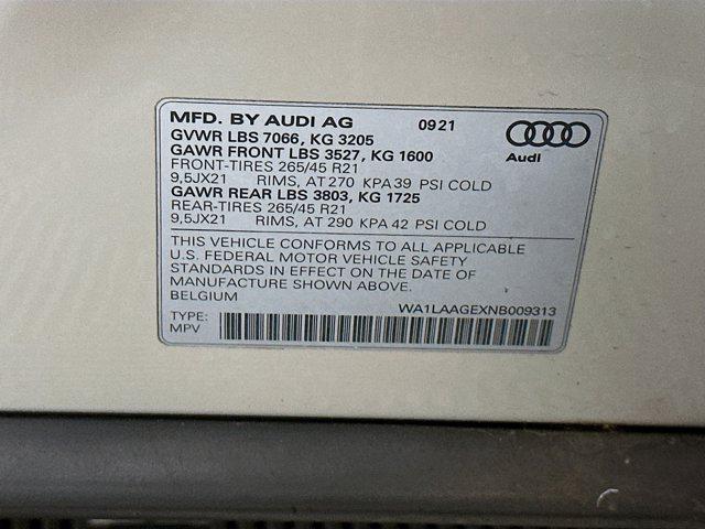 used 2022 Audi e-tron car, priced at $27,997