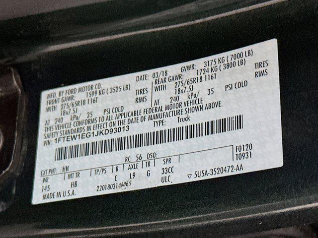 used 2018 Ford F-150 car, priced at $23,899