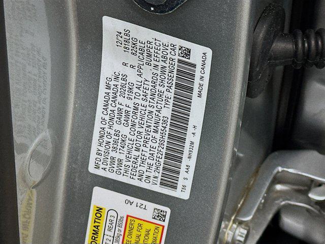 used 2025 Honda Civic car, priced at $24,397