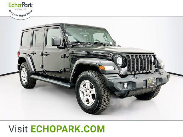 used 2022 Jeep Wrangler Unlimited car, priced at $27,597