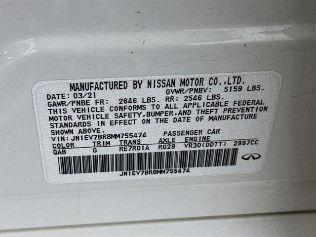 used 2021 INFINITI Q50 car, priced at $25,299