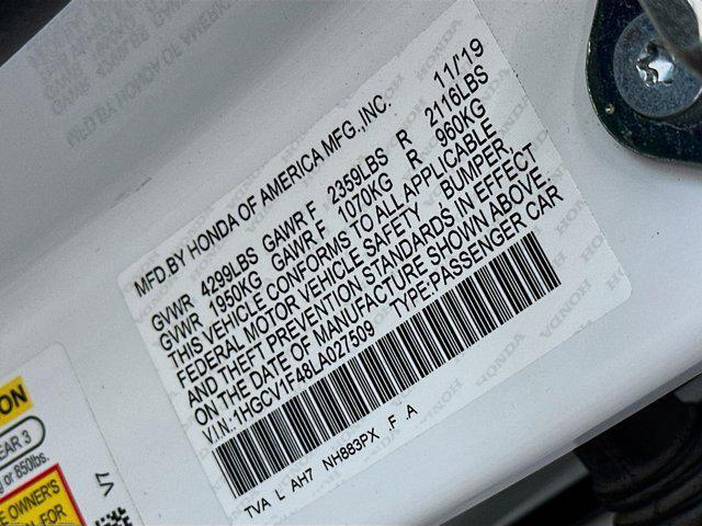 used 2020 Honda Accord car, priced at $19,797