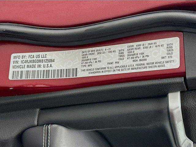 used 2021 Jeep Grand Cherokee L car, priced at $27,587