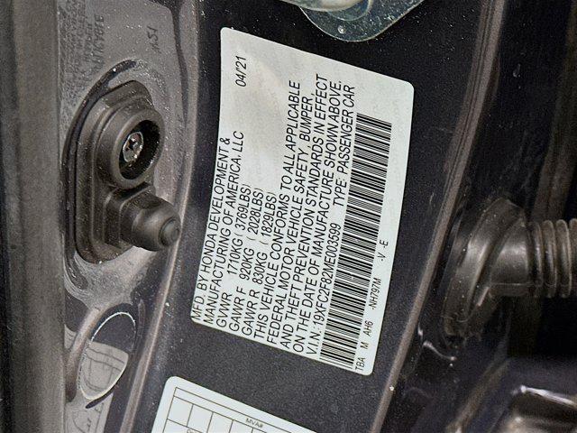 used 2021 Honda Civic car, priced at $18,299