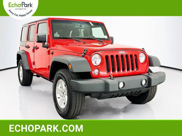 used 2018 Jeep Wrangler JK Unlimited car, priced at $23,989