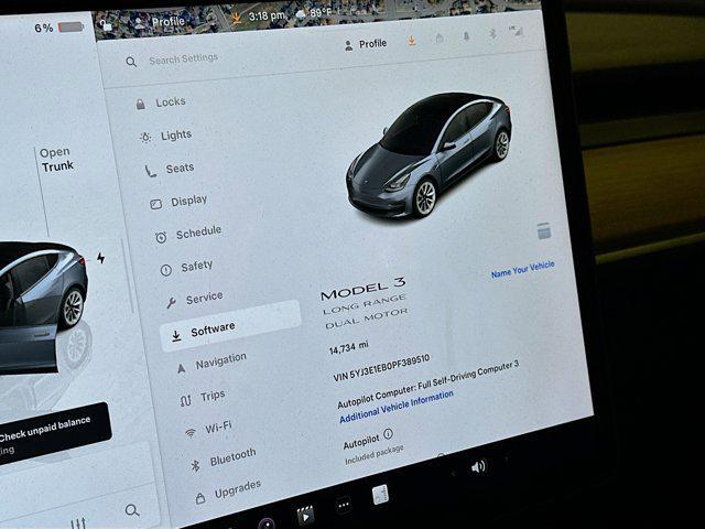 used 2023 Tesla Model 3 car, priced at $27,977