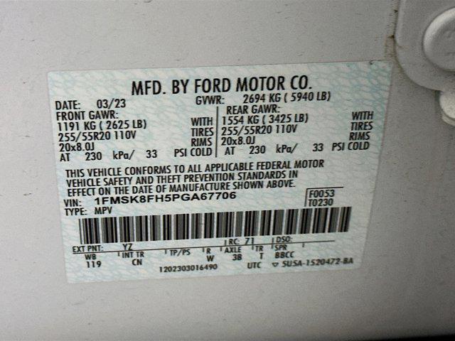 used 2023 Ford Explorer car, priced at $30,947