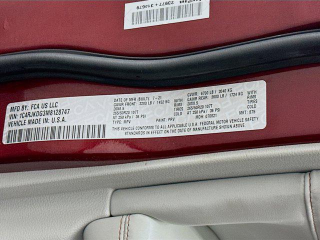 used 2021 Jeep Grand Cherokee L car, priced at $32,597