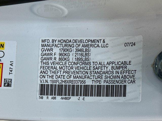 used 2024 Honda Civic car, priced at $24,997