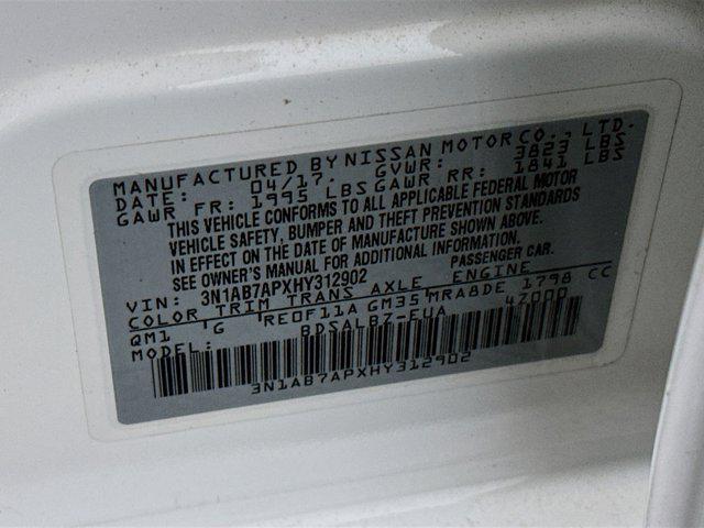 used 2017 Nissan Sentra car, priced at $9,897