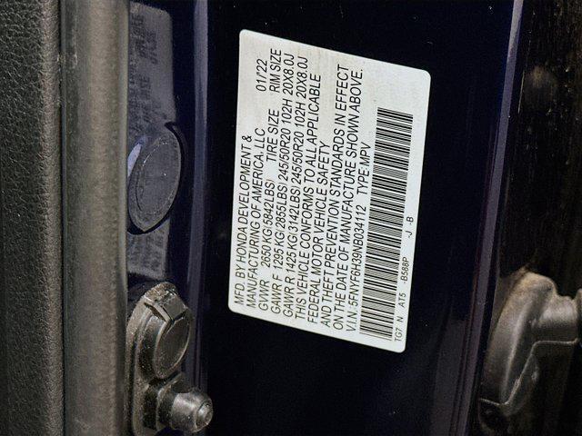 used 2022 Honda Pilot car, priced at $29,997