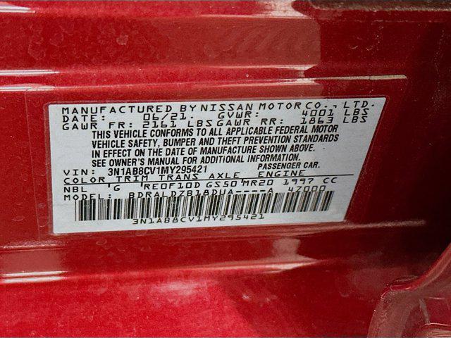 used 2021 Nissan Sentra car, priced at $16,397