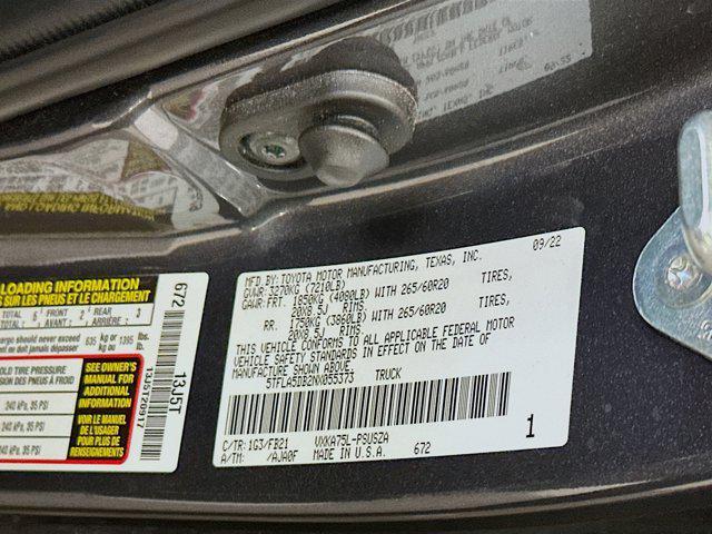 used 2022 Toyota Tundra car, priced at $40,397