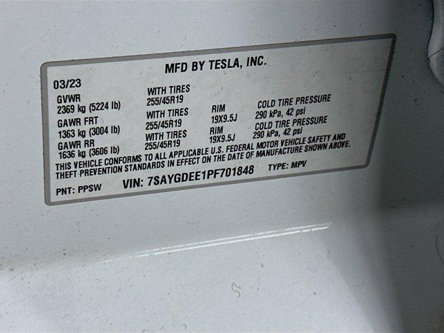 used 2023 Tesla Model Y car, priced at $31,599
