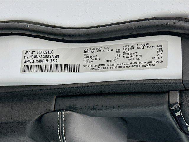 used 2022 Jeep Grand Cherokee L car, priced at $28,497