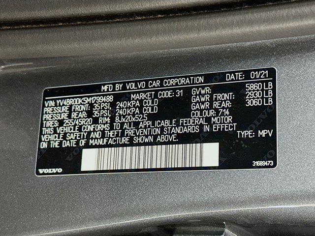 used 2021 Volvo XC60 Recharge Plug-In Hybrid car, priced at $31,599