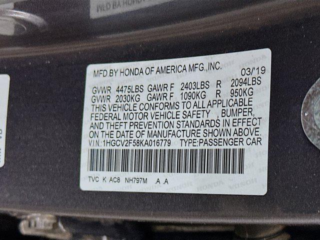 used 2019 Honda Accord car, priced at $22,599