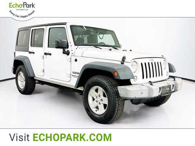 used 2018 Jeep Wrangler JK Unlimited car, priced at $16,999