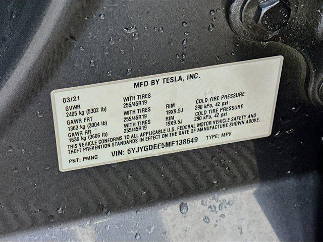 used 2021 Tesla Model Y car, priced at $28,597