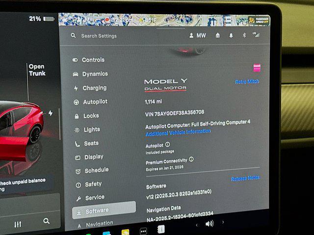 used 2025 Tesla Model Y car, priced at $39,997