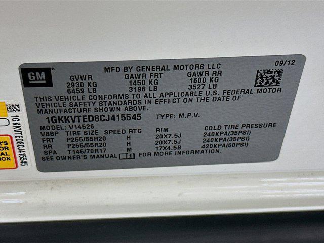 used 2012 GMC Acadia car, priced at $7,899