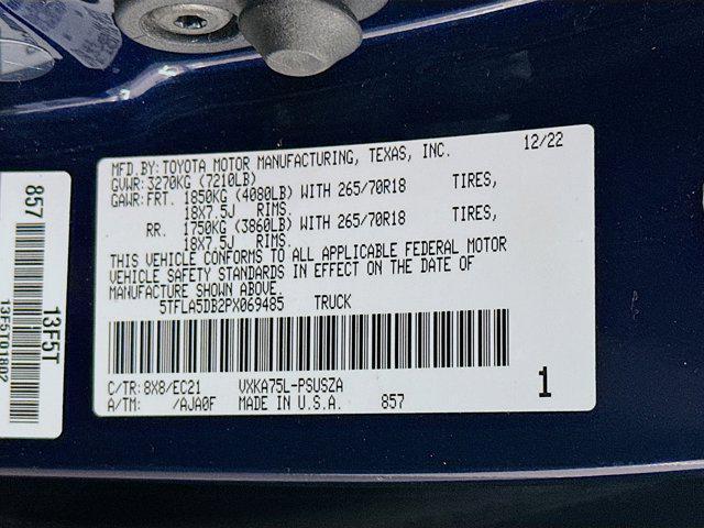 used 2023 Toyota Tundra car, priced at $43,799