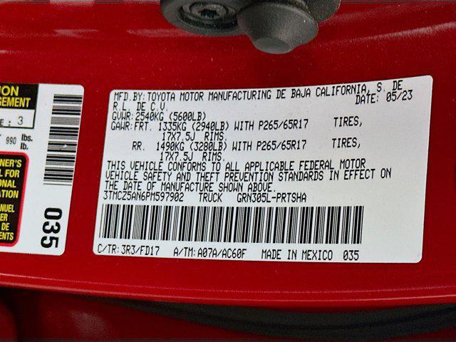 used 2023 Toyota Tacoma car, priced at $37,496