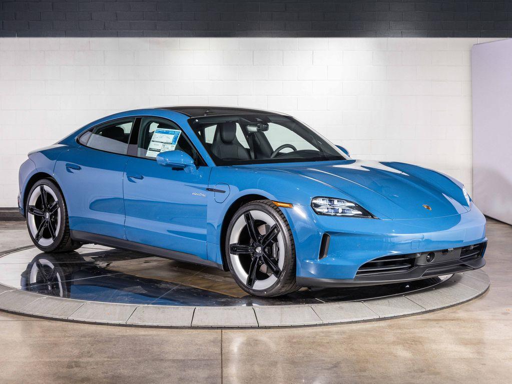new 2025 Porsche Taycan car, priced at $135,055