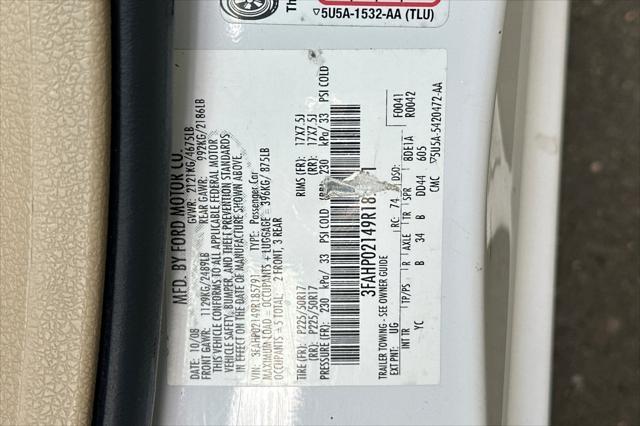 used 2009 Ford Fusion car, priced at $4,995
