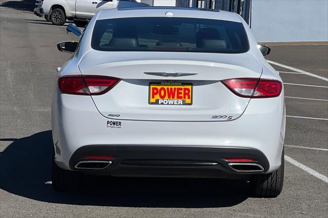 used 2015 Chrysler 200 car, priced at $9,995