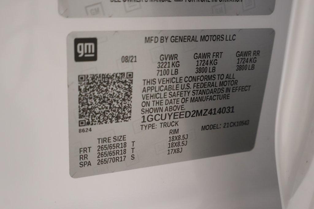 used 2021 Chevrolet Silverado 1500 car, priced at $32,500