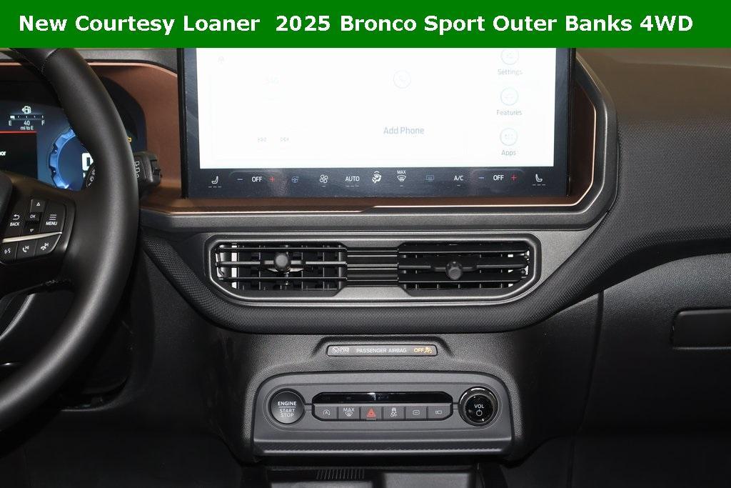 new 2025 Ford Bronco Sport car, priced at $34,423