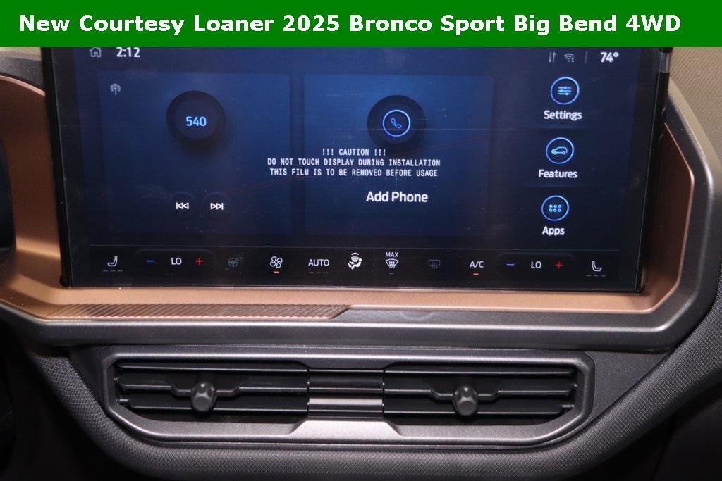new 2025 Ford Bronco Sport car, priced at $35,578