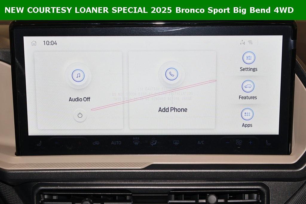new 2025 Ford Bronco Sport car, priced at $34,144