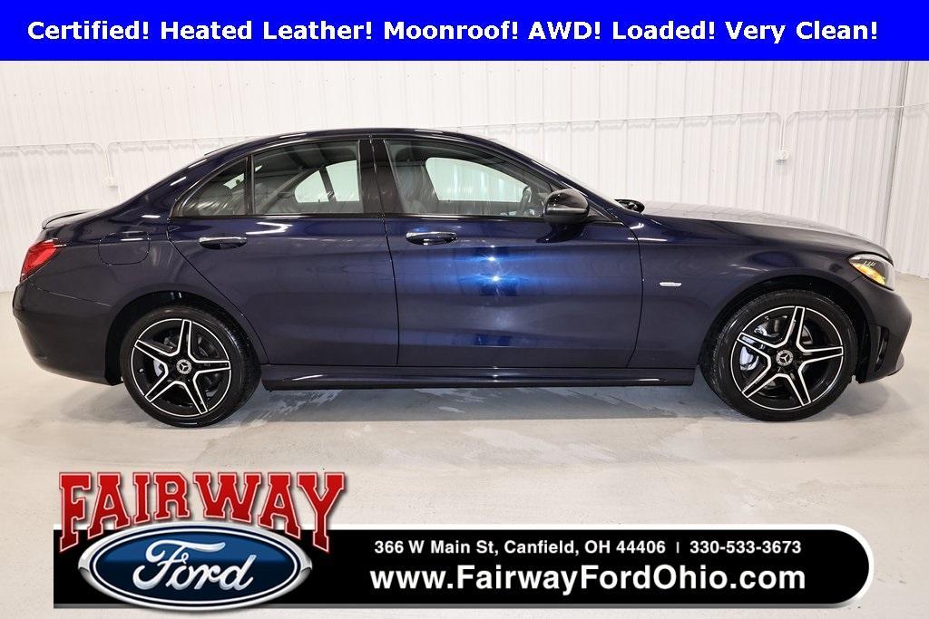 used 2021 Mercedes-Benz C-Class car, priced at $23,500