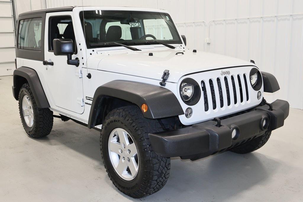 used 2016 Jeep Wrangler car, priced at $17,500