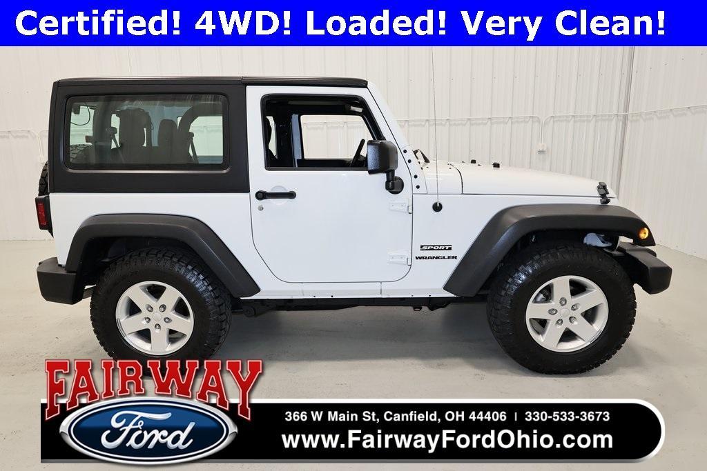 used 2016 Jeep Wrangler car, priced at $17,500