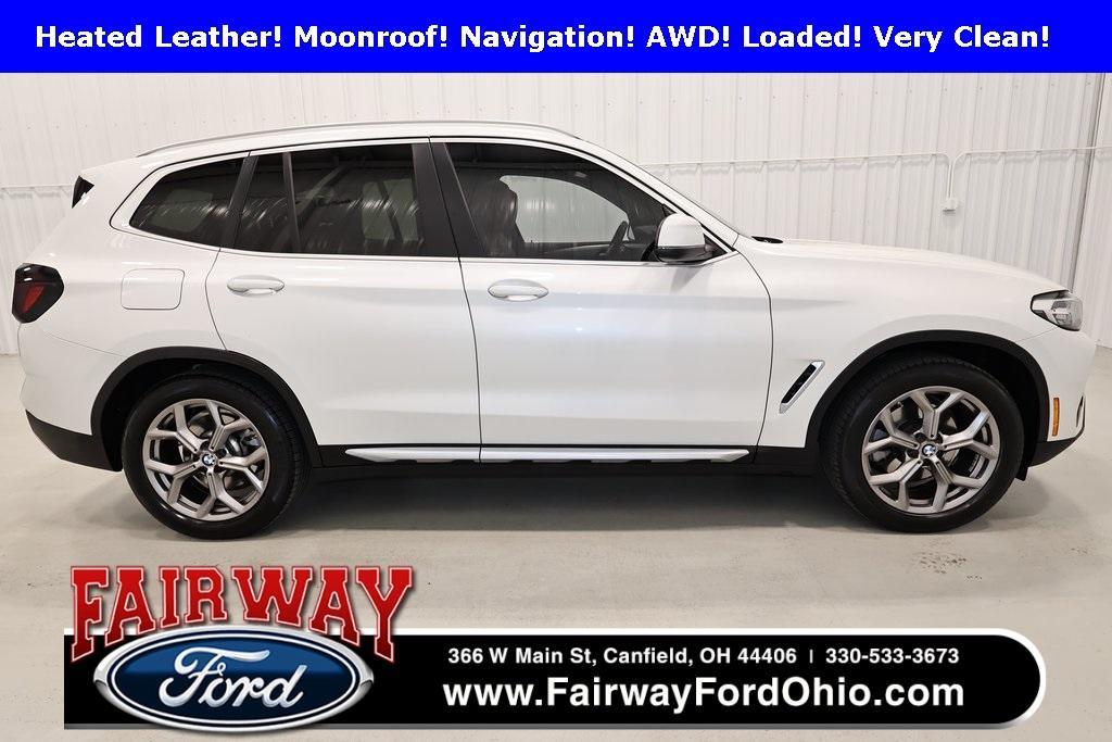 used 2022 BMW X3 car, priced at $33,500