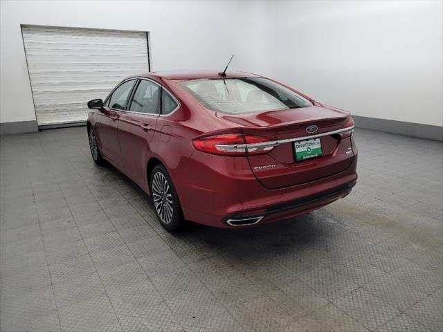 used 2017 Ford Fusion car, priced at $18,795