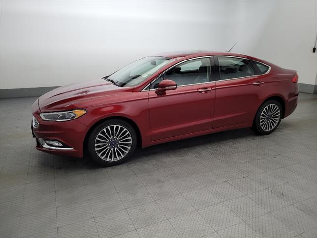 used 2017 Ford Fusion car, priced at $18,795