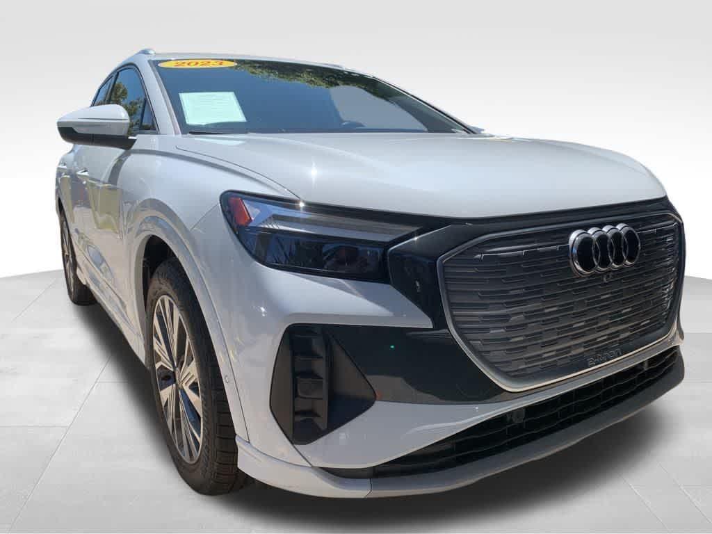 used 2023 Audi Q4 e-tron car, priced at $23,600