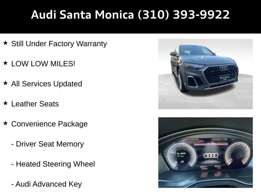 used 2023 Audi Q5 e car, priced at $33,477